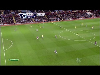 Астон Вилла - Арсенал 1:2 видео